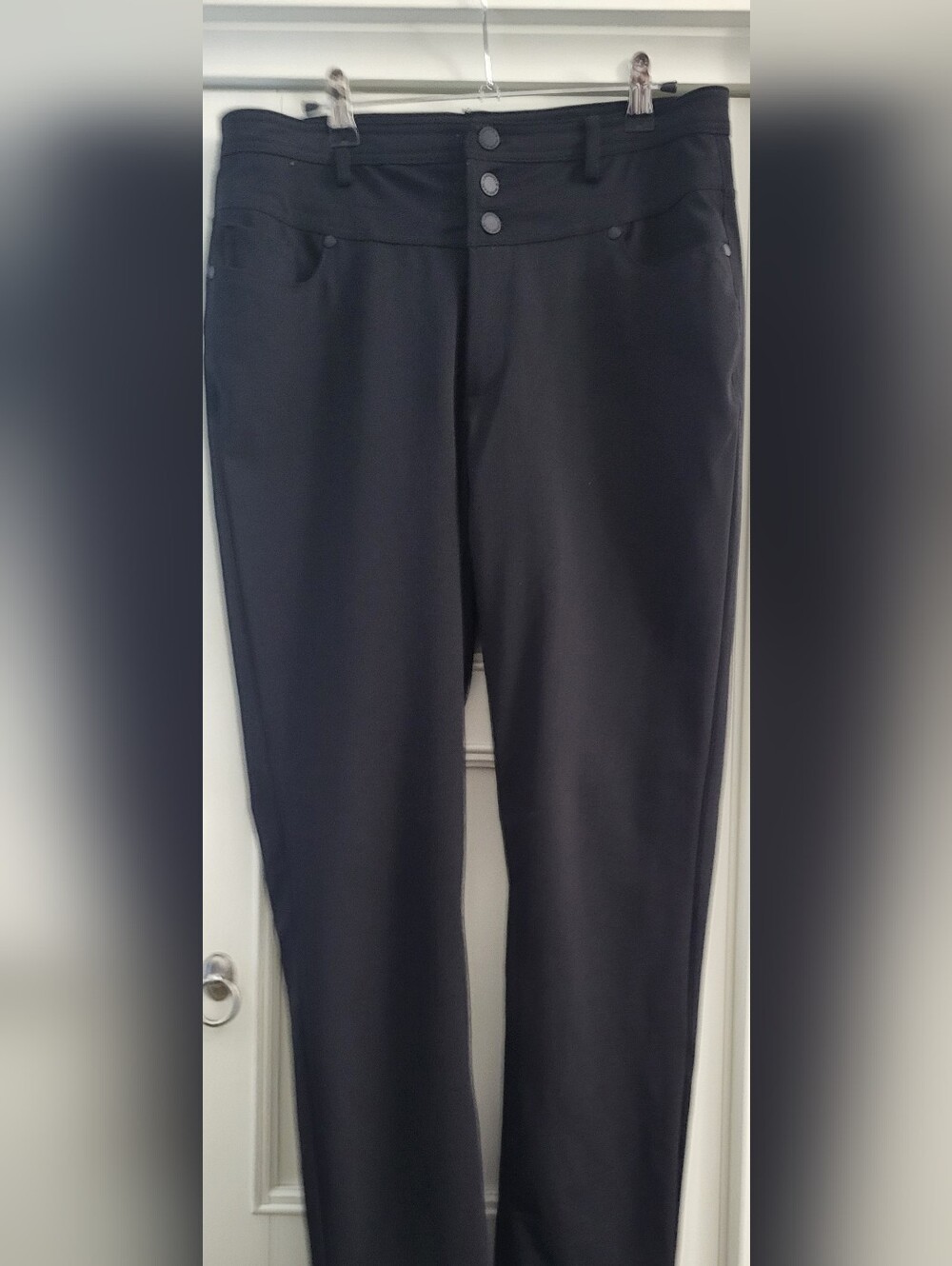 Karl Lagerfeld Black Women's 3 Button Pants - 12 EUC
